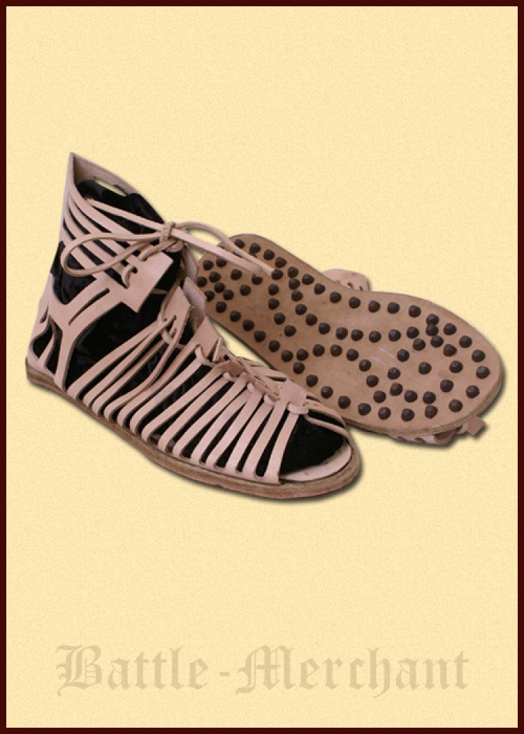 Caligae Roman Sandals With Authentic Hobnails Battle Merchant
