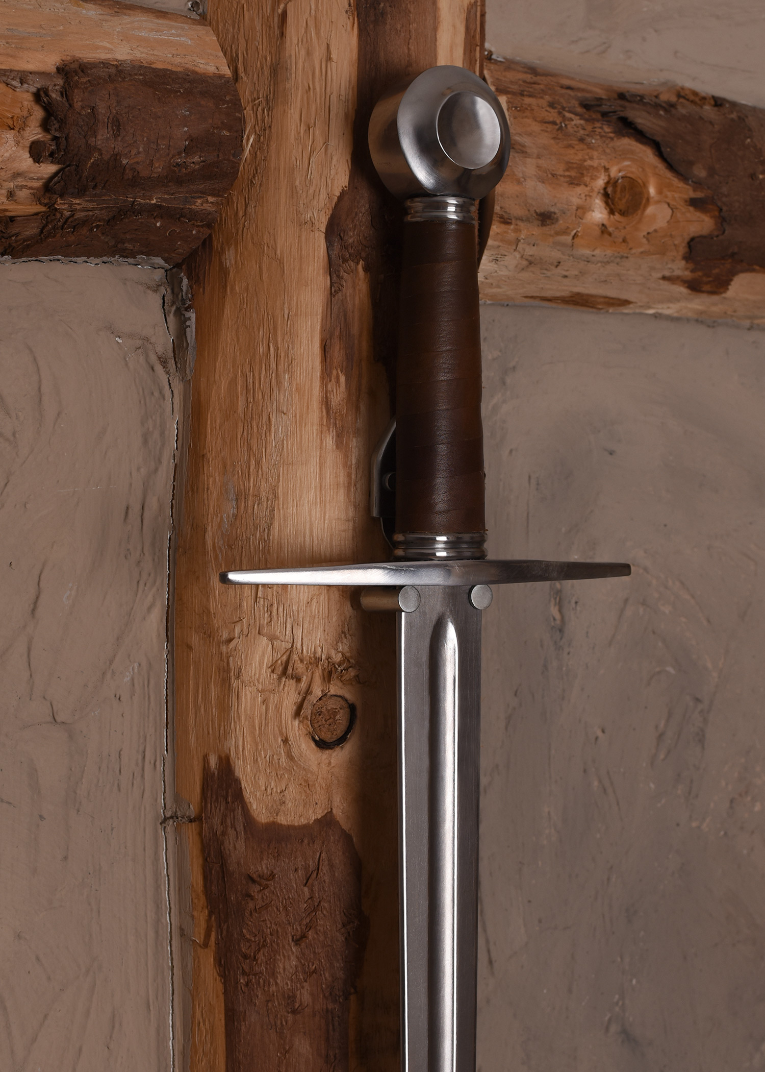 Schwert Wandhalterung Schwerthalterung Wandhalterung aus Holz für 1 Schwert 
