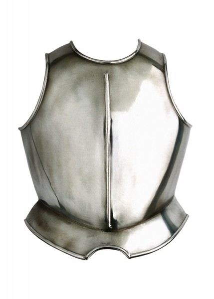 Muskelbrust und Rückenpanzer aus Stahl poliert Ritterrüstung Plattenpanzer LARP Wikinger Mittelalter