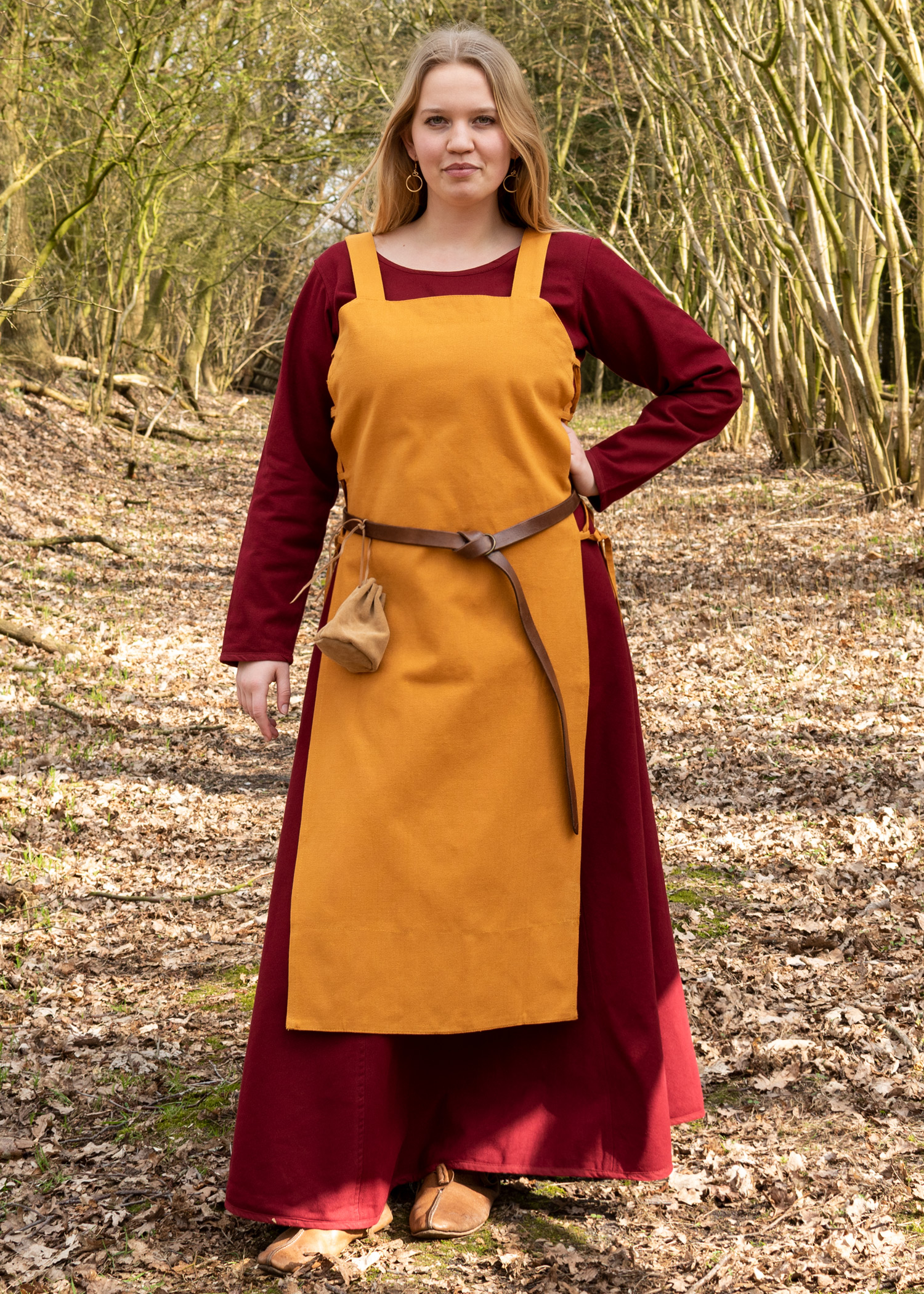 historical viking apron dress
