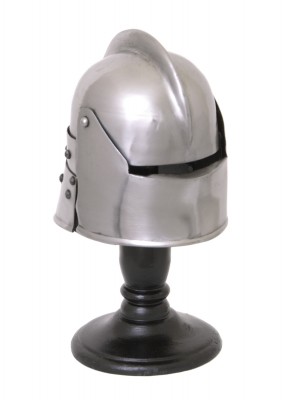 Battle Merchant Topfhelm 13.Jh 1,3mm Stahl Helm Stahlhelm Mittelalter LARP 
