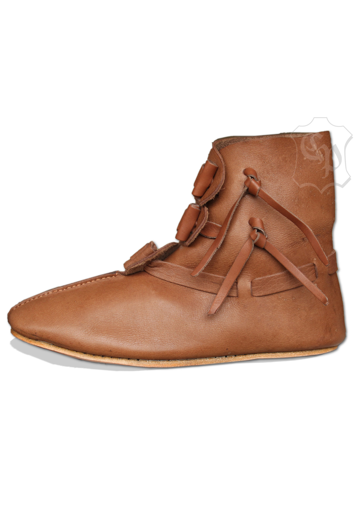 Apepazza Buskins light brown-black brown Logo application Shoes High Boots Buskins metal 