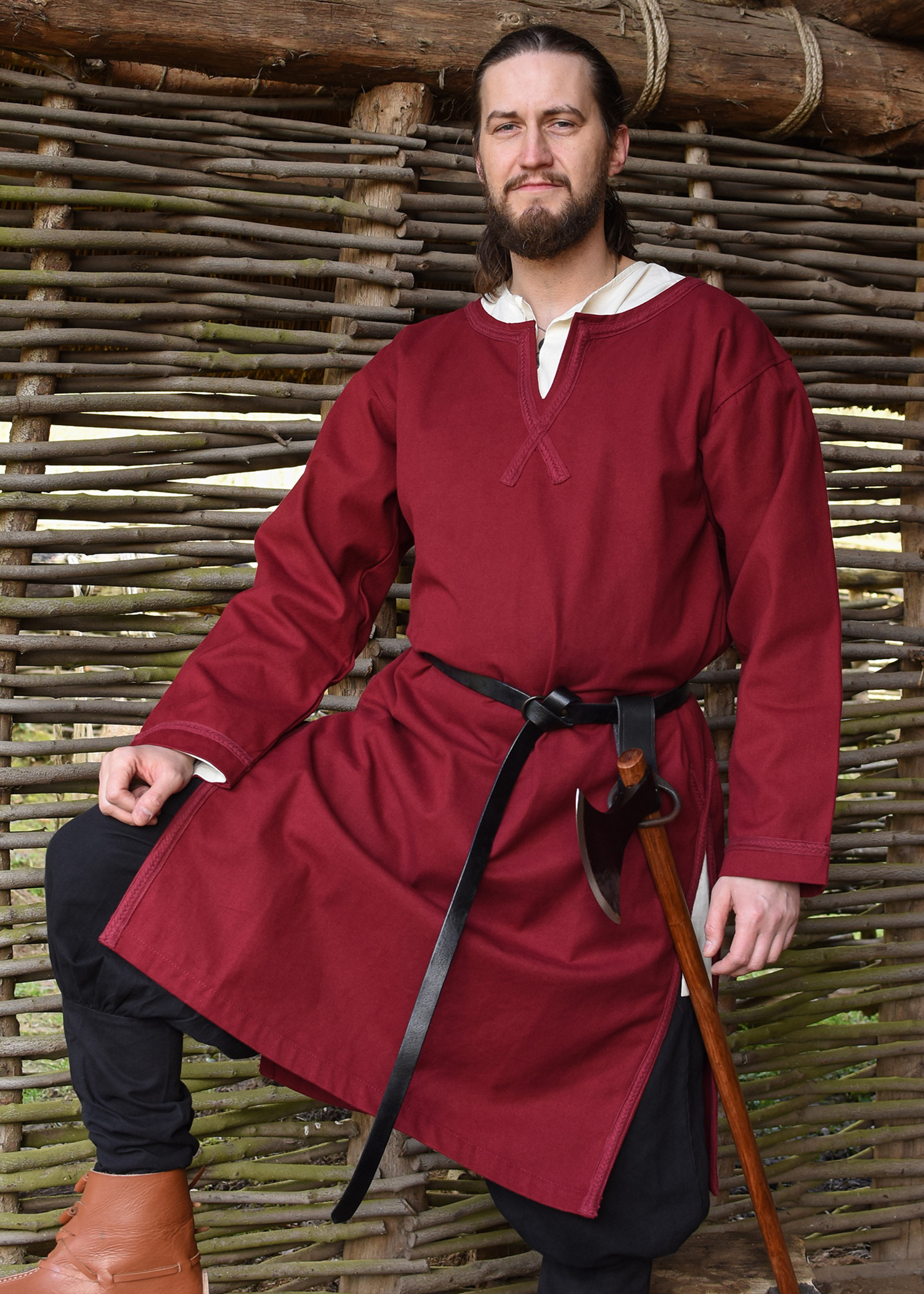 Medieval Long Belt, Ring Belt, Leather, 190 cm | Battle-Merchant ⚔