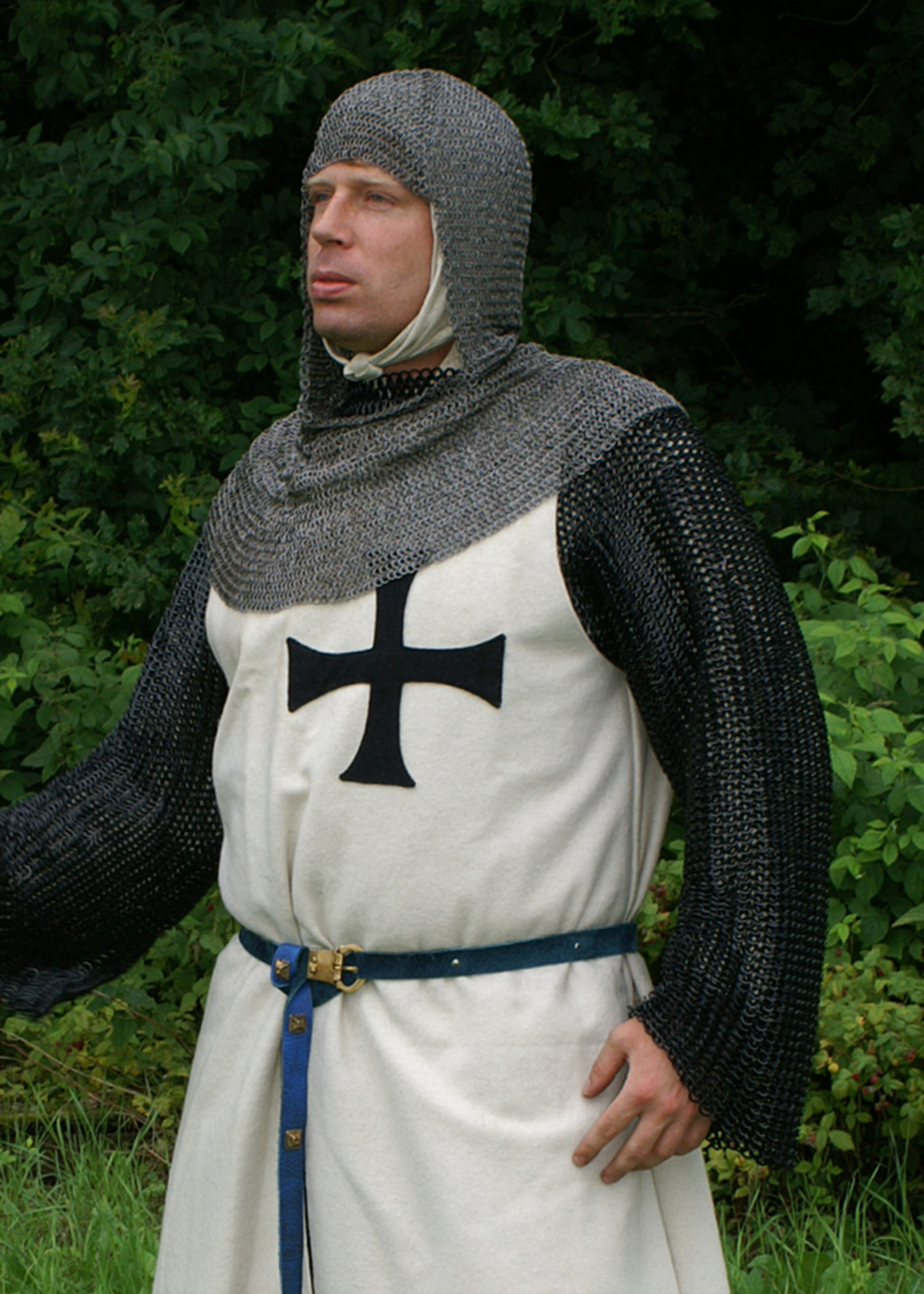 style chevalier Battle-Merchant S-XXL motif damier ou plusieurs coloris unis Tabard médiéval Eckhart 