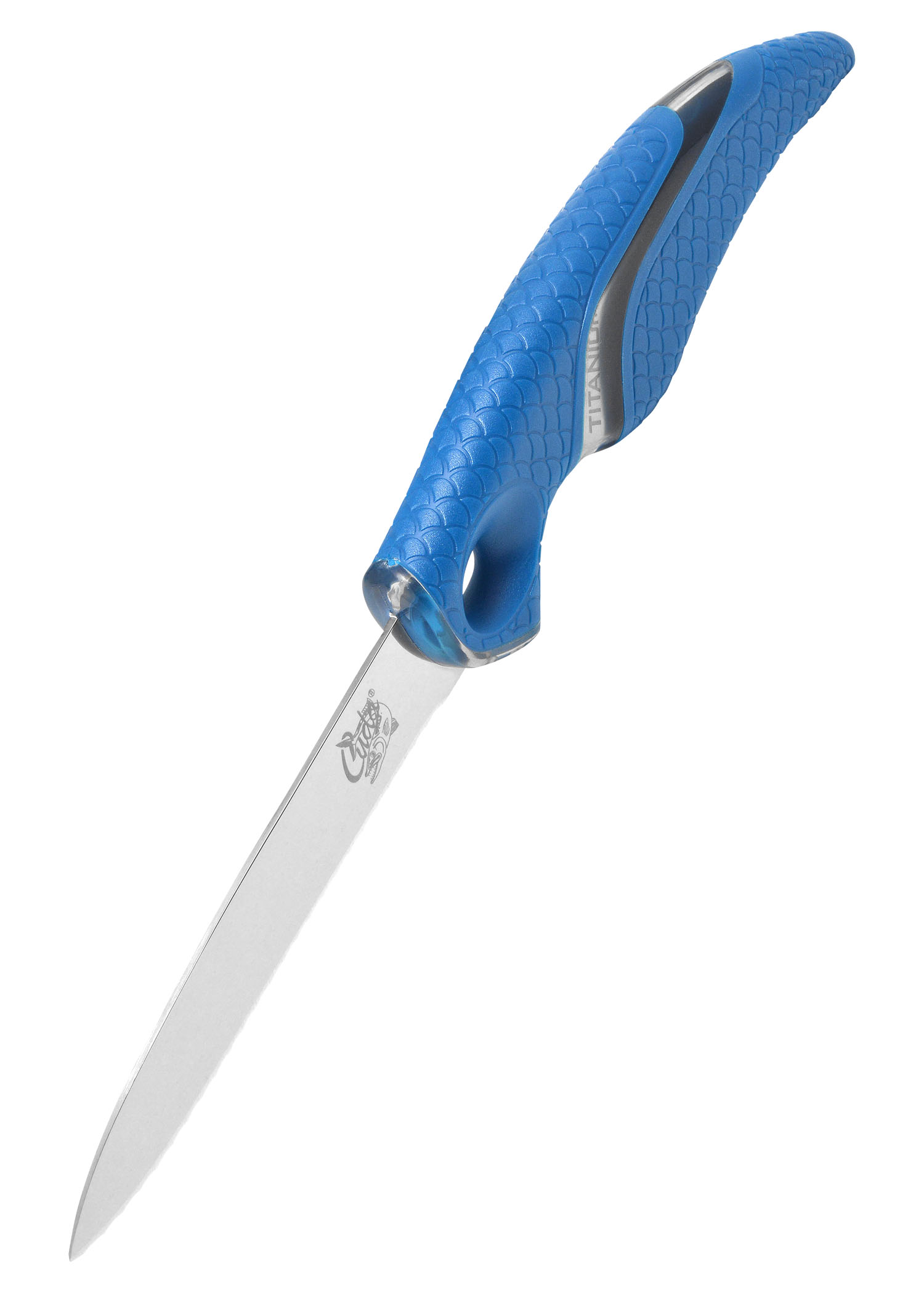 Cuda 3 Titanium Nitride Bonded Serrated Net Knife w/Sheath