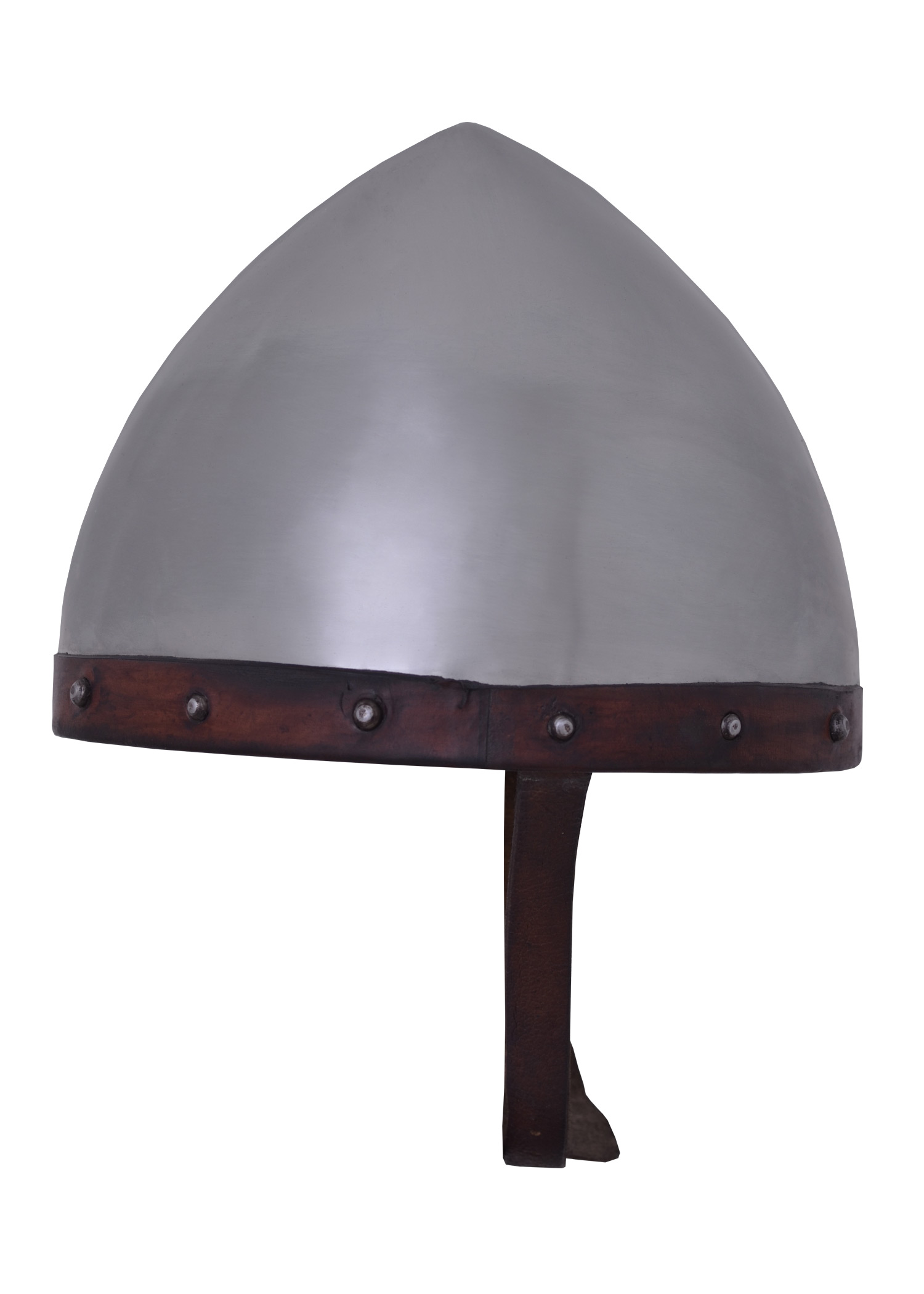 Battle Merchant Bogenschützenhelm 1,6mm Stahl Helm Mittelalter LARP