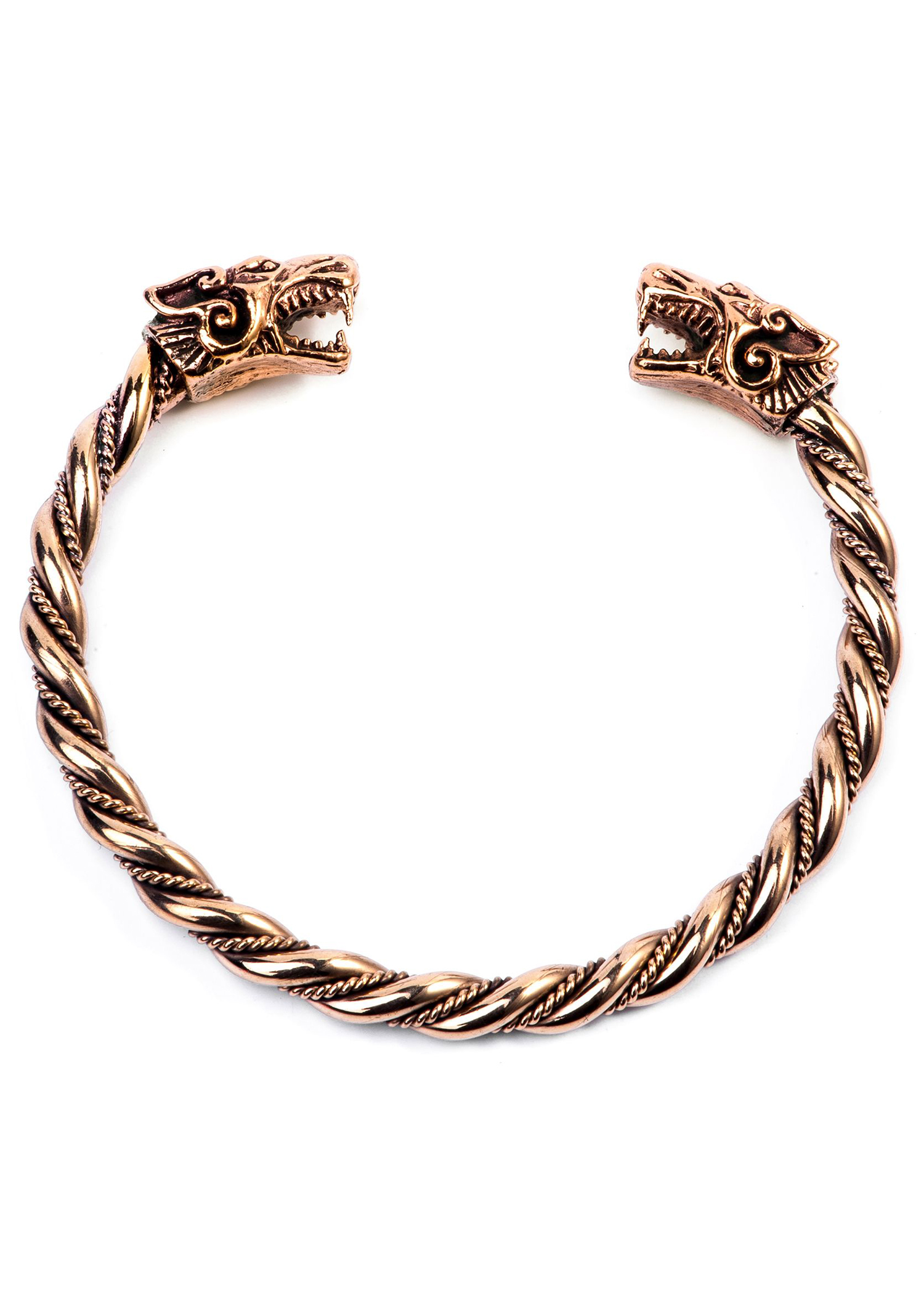 Armband Wikinger "Drachen" Farbe Bronze Viking Schmuck Armband Mittelalter 
