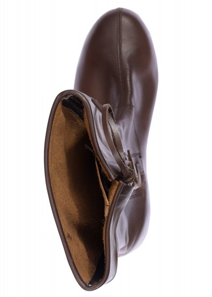 Medieval Side Laced High Boots, dark brown, LARP | Battle-Merchant ⚔